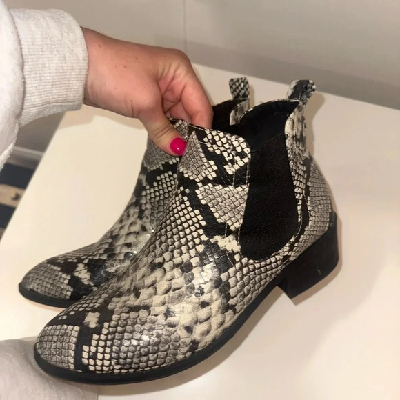 DSW snake booties 8.5 - Picture 4 of 10